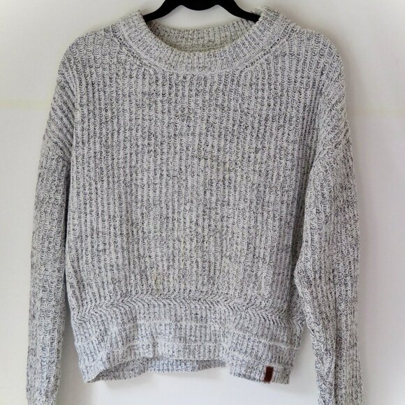 Roots Salt and Pepper Knit Heavyweight Crew Neck Sweater - Size XS - Picture 1 of 2